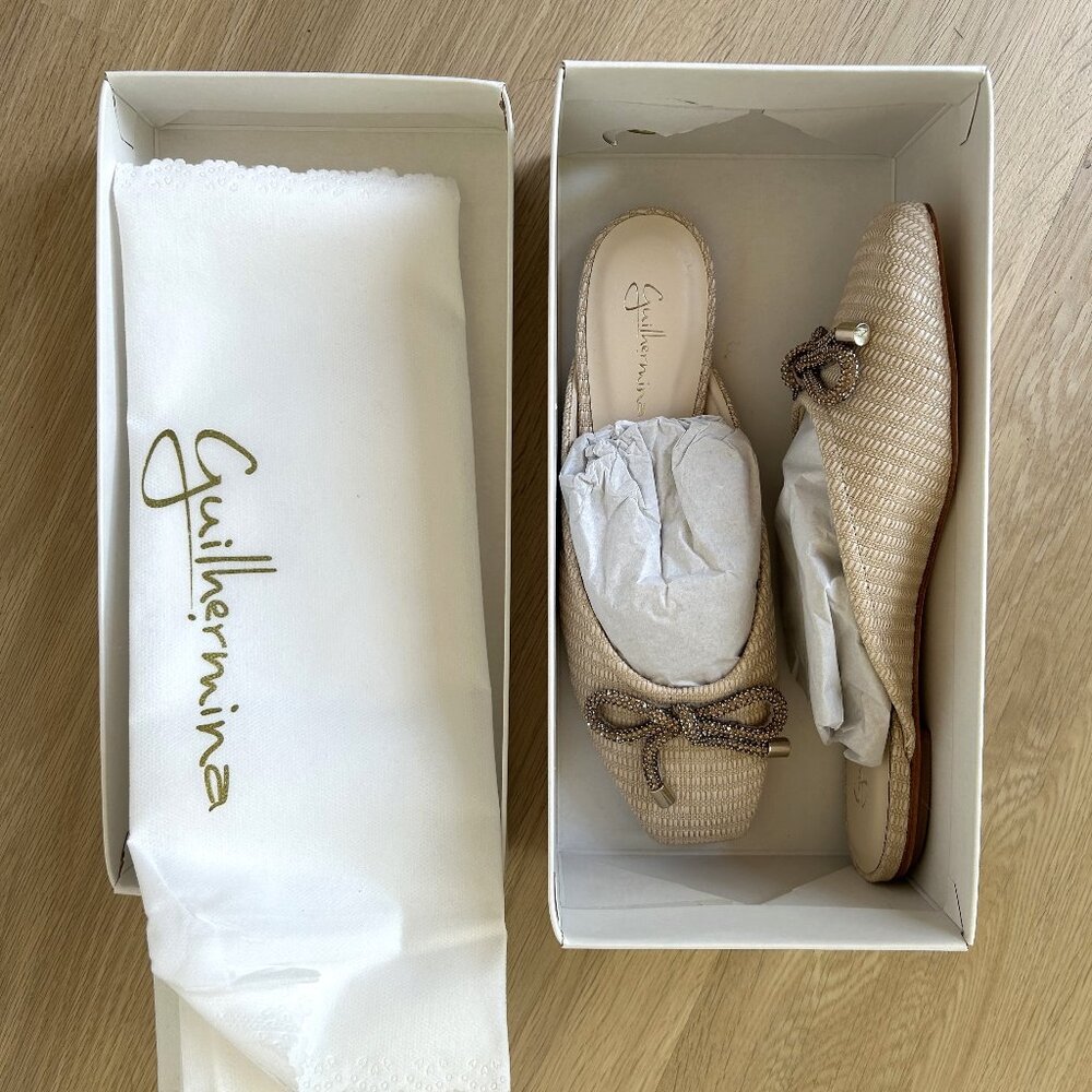 Guilhermina Raffia Ballet Flats / Mules